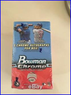 2016 Bowman Chrome Baseball Hobby Vending Box-factory Sealed-3 Auto's-hot
