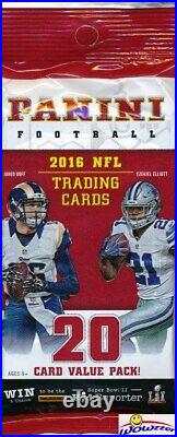 2016 Panini Football EXCLUSIVE Factory Sealed HUGE JUMBO FAT Pack Box-240 Cards