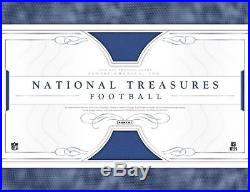 2016 Panini National Treasures NFL Hobby Box Factory Sealed from Sealed Case