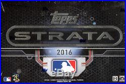 2016 Topps Strata Baseball Hobby 12 Box Case Factory Sealed Brand New Free S&h