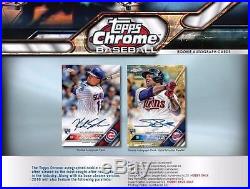 2016 Topps Chrome Baseball Factory Sealed Jumbo Box