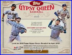 2016 Topps Gypsy Queen Baseball Hobby Box Factory Sealed