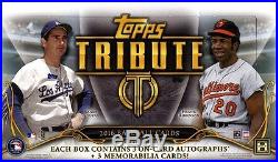 2016 Topps Tribute Baseball Hobby 4 Box Inner Case (Sealed)