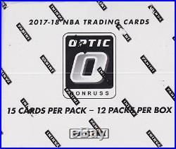 2017-18 Donruss Optic Cello Basketball sealed box 12 packs of 15 NBA cards