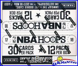 2017/18 Panini Hoops Basketball Factory Sealed JUMBO FAT PACK Box -360 Cards