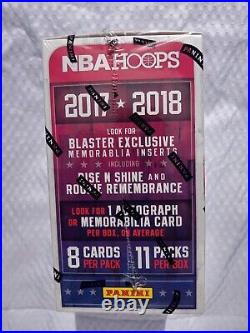 2017-18 Panini NBA Hoops Blaster Box-88 Cards FACTORY SEALED TATUM RC