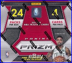 2017-18 Panini Prizm Basketball sealed retail box 24 packs 4 NBA cards 1 auto