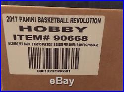 2017/18 Panini REVOLUTION Basketball FACTORY SEALED Hobby 16-Box Case Ball Auto