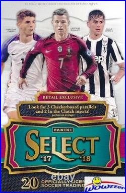 2017/18 Panini Select Soccer EXCLUSIVE Sealed Retail Box-KYLIAN MBAPPE RC Yr