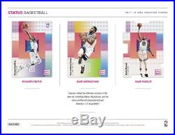 2017-18 Panini Status Basketball Factory Sealed Hobby box 10 packs/6 cards