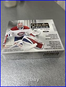 2017-18 Upper Deck O-Pee-Chee Platinum Hockey Hobby Box Sealed