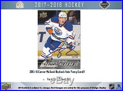 2017-18 Upper Deck SP Authentic Hockey Hobby Box NewithSealed