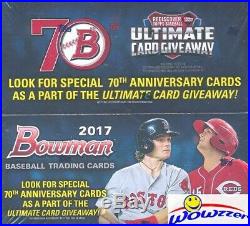 2017 Bowman Baseball MASSIVE Factory Sealed 24 Pack Retail Box-240 Cards