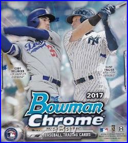 2017 Bowman Chrome Baseball Hobby Box Factory Sealed