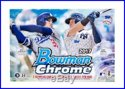 2017 Bowman Chrome Baseball Jumbo HTA Box Factory Sealed! (3 Autographs) HOT