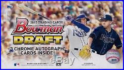2017 Bowman Draft Jumbo Baseball sealed hobby box 12 packs of 32 cards 3 auto