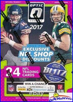 2017 Donruss Optic Football EXCLUSIVE Factory Sealed 20 Box Blaster CASE