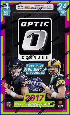 2017 Donruss Optic NFL Football SEALED 24-Pack RETAIL BOX Trading Cards