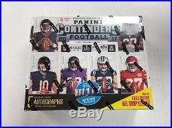 2017 Panini Contenders Football Factory Sealed Hobby Box 5 or more Autos Mahomes
