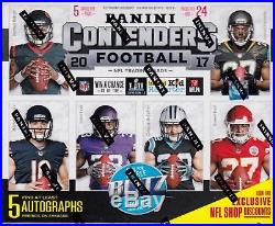 2017 Panini Contenders Football Sealed Hobby Box 5 or 6 Autos Free Shipping