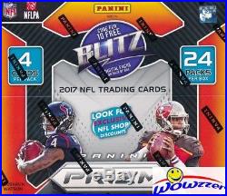 2017 Panini Prizm Football Factory Sealed 24 Pack Retail Box-12 RC+12 Inserts