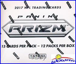 2017 Panini Prizm Football MASSIVE Factory Sealed 12 Pack FAT PACK BOX-180 Cards