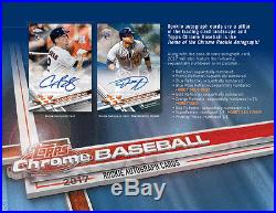 2017 Topps Chrome Baseball Hobby 12 Box Sealed Case Pre-Sell Releases 8/2