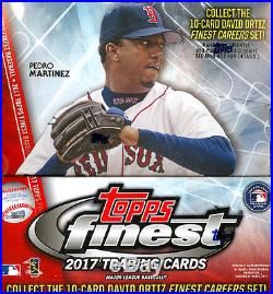 2017 Topps Finest Baseball FACTORY SEALED Hobby 8 Box Case Free S&H 16 Autos