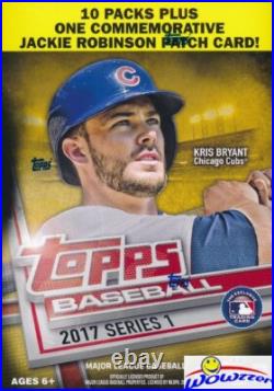 2017 Topps Series 1 Baseball EXCLUSIVE Sealed Blaster Box-Jackie Robinson Patch 2017 Topps Series 1 Baseball EXCLUSIVE Sealed Blaster Box-Jackie Robinson Patch