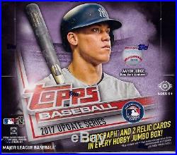 2017 Topps Update Baseball sealed HTA Hobby Jumbo box 10 packs of 50 MLB cards