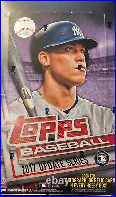 2017 Topps Update Series Baseball Hobby Box Factory Sealed