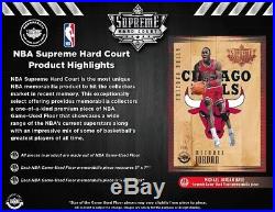 2017 Upper Deck Authenticated Supreme Hard Court Sealed Box 2 Packs