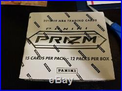 2018 19 Panini Prizm Basketball sealed cello 12 fat packs box DONCIC ROOKIE