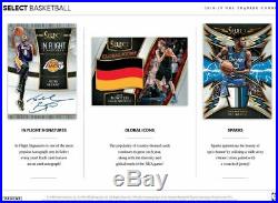 2018-19 Panini Select Basketball Hobby Box Sealed Pre-Order