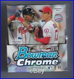 2018 Bowman Chrome Baseball Cards Hobby Master Box Factory Sealed