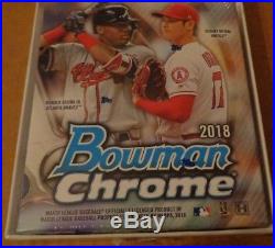 2018 Bowman Chrome Baseball Hobby Mini Box Sealed 6 Packs 1 Auto Acuna, Ohtani