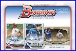 2018 Bowman baseball factory sealed hobby 8-box JUMBO case Ohtani