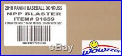 2018 Donruss Baseball EXCLUSIVE Sealed 20 Box Blaster CASE! Look for Ohtani Auto
