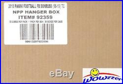 2018 Donruss Football EXCLUSIVE Factory Sealed 36 Box HANGER CASE-1,800 Cards