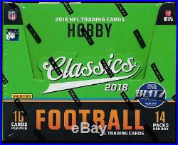 2018 Panini CLASSICS Football Factory Sealed HOBBY Box