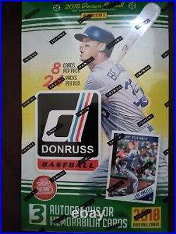 2018 Panini Donruss Baseball Factory Sealed HOBBY BOX