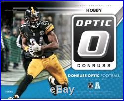 2018 Panini Donruss Optic Football 12 Hobby Box Case Sealed