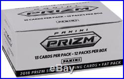 2018 Panini Prizm World Cup Soccer Fat Pack Edition Factory Sealed 12 Pack Box
