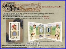 2018 Topps Allen & Ginter Baseball (07/18) Factory Sealed Hobby Box 3 Hits
