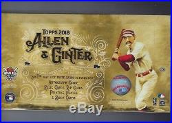 2018 Topps Allen and Ginter Hobby Factory Sealed Box (24 Packs)