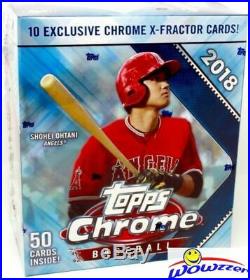 2018 Topps Chrome Baseball HUGE Factory Sealed MONSTER Box-X-FRACTORS