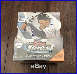 2018 Topps Finest FACTORY SEALED Hobby Box 2 autos OHTANI Jeter Trout
