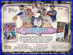 2018 Topps Gypsy Queen Baseball Factory Sealed Hobby Box 24 Packs