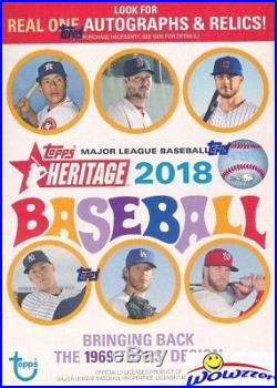 2018 Topps Heritage Baseball EXCLUSIVE Factory Sealed 16 Box Blaster CASE-Loaded
