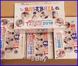 2018 Topps Heritage Baseball Factory Sealed Hobby Box Ohtani Rookie Auto